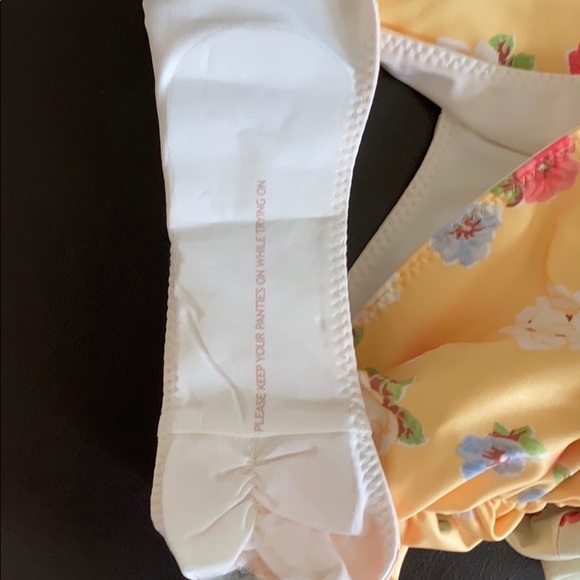 LoveShackFancy Millicent bow swimsuit S - Picture 6 of 7